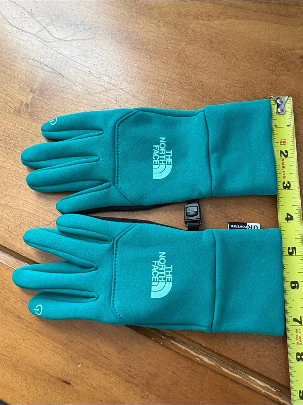 The North Face Teal Tech Gloves Size XS